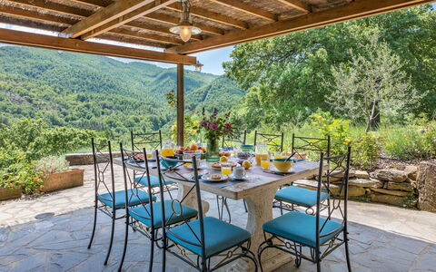 Casale Mollina 6+2: Meubles, Table, Chaise, Mobilier De Jardin, Table Cuisine Et Salle A Manger, Tableau De Plein Air, Recours, Eco Hôtel, Restaurant, Salle À Manger