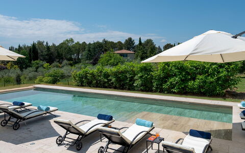 Terra di Siena 14: Mobilier De Jardin, Meubles, Piscine, Parapluie, Balancelle, Chaise, Ombre, Composite, Tableau De Plein Air, Recours