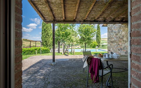 Le Colombelline 12: Lot Terre, Jardin, Ombre, Brique, Aménagement Paysager, Cour, Arrière-Cour, Ferme, Mobilier De Jardin, Structure En Plein Air