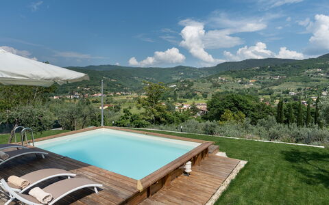 Terrazza sulla Valle 4+2: Piscine, Montagnes Relief, Colline, Montagne, Chaîne De Montagnes, Recours, Eco Hôtel, Mobilier De Jardin, Loisir, Plate-Forme