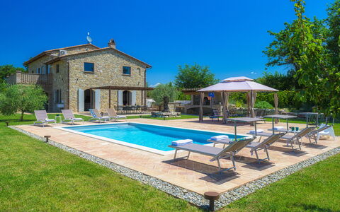 Villa Flaminia 8+2 -: Piscine, Recours, Biens, Ferme, Mobilier De Jardin, Jardin, Villa, Eco Hôtel, Chaise, Hacienda