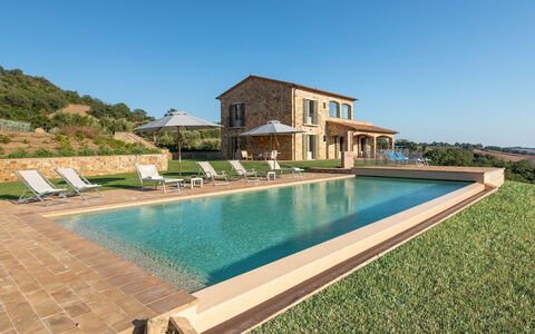 Casale Grottini 8: Piscine, Maison, Domicile, Biens, Ferme, Chalet, Villa, Aménagement Paysager, Recours, Hacienda