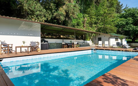 Villa Manganelli 12: Piscine, Mobilier De Jardin, Recours, Ombre, Loisir, Balancelle, Eco Hôtel, Hôtel, Plate-Forme, Chaise Longue