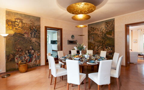 Casa del Duca 10: Meubles, Design Intérieur, Mur, Table, Chaise, Sol, Bois, Plafond, Sol, Salle À Manger