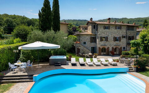 Casa Paggetti 8: Piscine, Bleu, Recours, Thermes, Mobilier De Jardin, Eco Hôtel, Hacienda, Biens, Villa, Balancelle