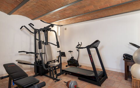 Casa Paggetti 8: Design Intérieur, Sol, Meubles, Pièce, Sol, Plafond, Machine D'Exercice Physique, Gym, Dur, Equipement D'Exercice
