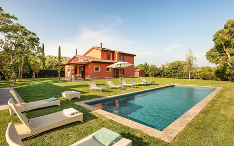 Casale Ansedonia 8+1: Domicile, Chalet, Biens, Ferme, Jardin, Pelouse, Piscine, Aménagement Paysager, Eco Hôtel, Hacienda