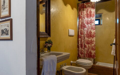 Castellare in Poggio 10: Mur, Design Intérieur, Lavabo, Luminaire Plomberie, Sol, Salle De Bains, Sol, Meubles, Éclairage, Pièce