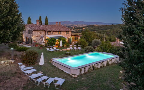 Casale delle Farfalle 12: Piscine, Biens, Recours, Villa, Eco Hôtel, Manoir, Thermes, Ferme, Arrière-Cour, Hacienda