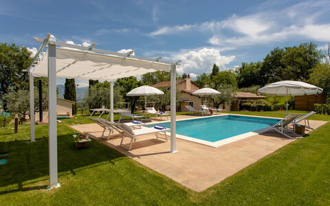 La Collina degli Ulivi 8+2: Piscine, Mobilier De Jardin, Meubles, Parapluie, Recours, Ombre, Balancelle, Loisir, Eco Hôtel, Structure En Plein Air