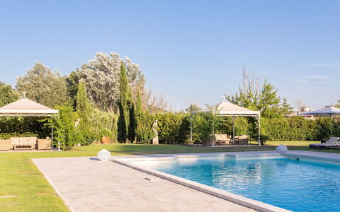 Villa Ginevra 12: Piscine, Loisir, Ombre, Recours, Jardin, Aménagement Paysager, Pelouse, Mobilier De Jardin, Cour, Biens