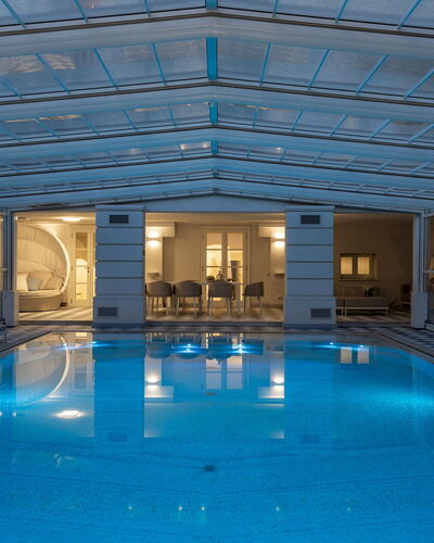 Villa la Perla Bianca 10: Piscine, Recours, Hôtel, Conception, Eco Hôtel, Ombre, Chaise, Thermes, Balancelle, Mobilier De Jardin