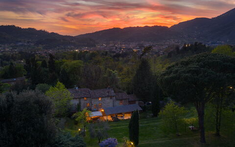 Villa delle Silerchie 10: La Nature, Paysage, Soirée, Crépuscule, Nuit, Eco Hôtel, Village De Montagne, Éclairage Paysager, Lever Du Soleil