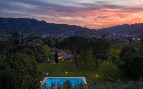 Villa delle Silerchie 10: La Nature, Piscine, Paysage, Soirée, Eco Hôtel, Crépuscule, Pelouse, Aménagement Paysager, Recours, Lever Du Soleil