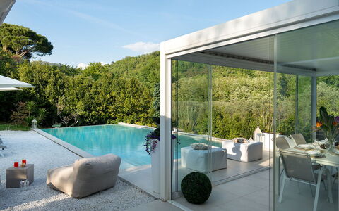 Villa Lunezia 6: Piscine, Meubles, Mobilier De Jardin, Ombre, Recours, Structure En Plein Air, Eco Hôtel, Chaise, Porche, Jardin
