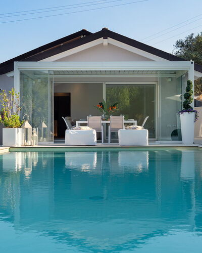 Villa Lunezia 6: Piscine, Recours, Composite, Biens, Mobilier De Jardin, Eco Hôtel, Loisir, Villa, Ombre, Aménagement Paysager