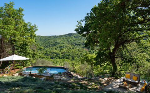 Cottage Dolcevista 4+2: Arbre, Piscine, Forêt, Loisir, Jardin, Ombre, Eco Hôtel, Jungle, Vacances