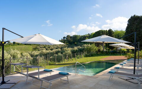 Il Poggione 10: Piscine, Mobilier De Jardin, Balancelle, Meubles, Parapluie, Chaise, Recours, Ombre, Eco Hôtel, Aménagement Paysager