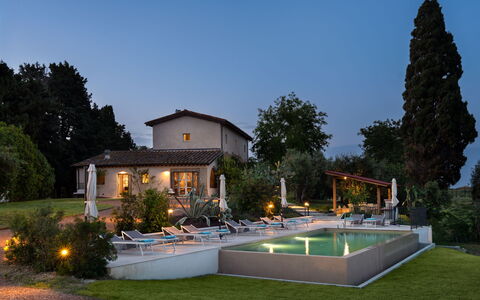 Il Poggione 10: Piscine, Zone Résidentielle, Mobilier De Jardin, Domicile, Biens, Recours, Chalet, Jardin, Arrière-Cour, Villa
