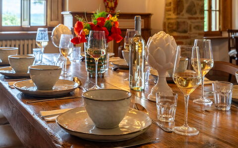 Villa Palazzolo 8: Meubles, Vaisselle, Table, Verres À Pied, Design Intérieur, Serveware, Drinkware, Vaisselle, Bar, Salle À Manger