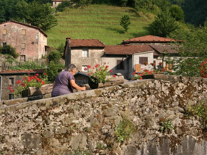 The village Fabbriche di Valico