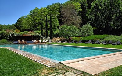 Villa Petrognano: Piscine, Paysage Naturel, Propriété, Herbe, Arrière-Cour, Cour, Loisir, Aménagement Paysager, Paysage, Biens