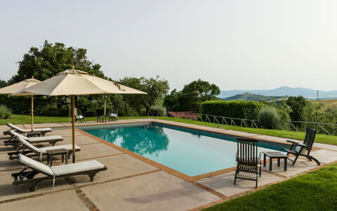 Villa Danilo: L'Eau, Plante, Ciel, Propriété, Meubles, Piscine, Bâtiment, Arbre, Mobilier De Jardin, Ombre