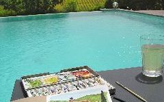 The view from the swimming pool