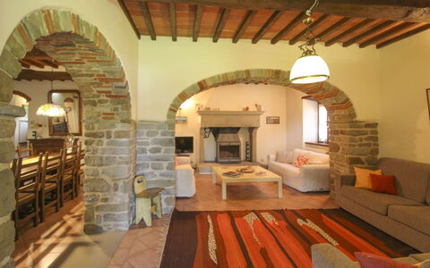 Casale Lorenzo: Meubles, Design Intérieur, Mur, Sol, Plafond, Pièce, Sol, Table, Chaise, Salon