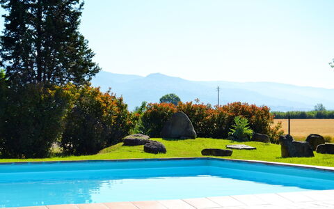 Villa Cantagallo: L'Eau, Ciel, Plante, Piscine, Arbre, Rectangle, Bâtiment, Ombre, Herbe, Paysage Naturel