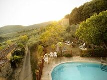 View of the swimming pool and the Valley.