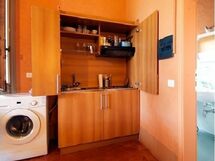 Kitchenette and washing machine