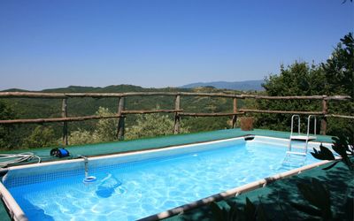 La Casina del Bosco: L'Eau, Ciel, Plante, Propriété, Piscine, Bâtiment, Bleu Azur, Botanique, Plan D'Eau, Rectangle