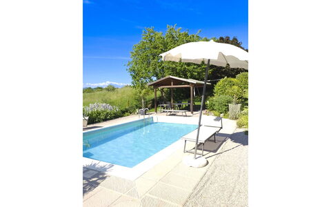 Casetta i Ciliegi: Jardin, Chalet, Ferme, Ombre, Aménagement Paysager, Biens, Cour, Arrière-Cour, Mur De Pierre, Hacienda