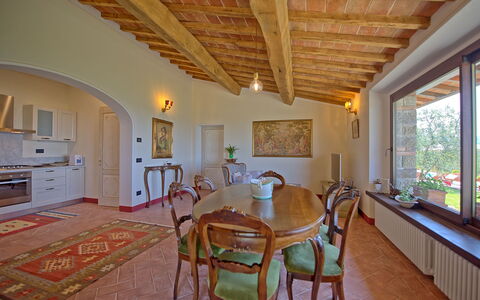 Villa Noceta: Pièce, Propriété, Bâtiment, Meubles, Salle À Manger, Immobilier, Maison, Plafond, Design Intérieur, Sol